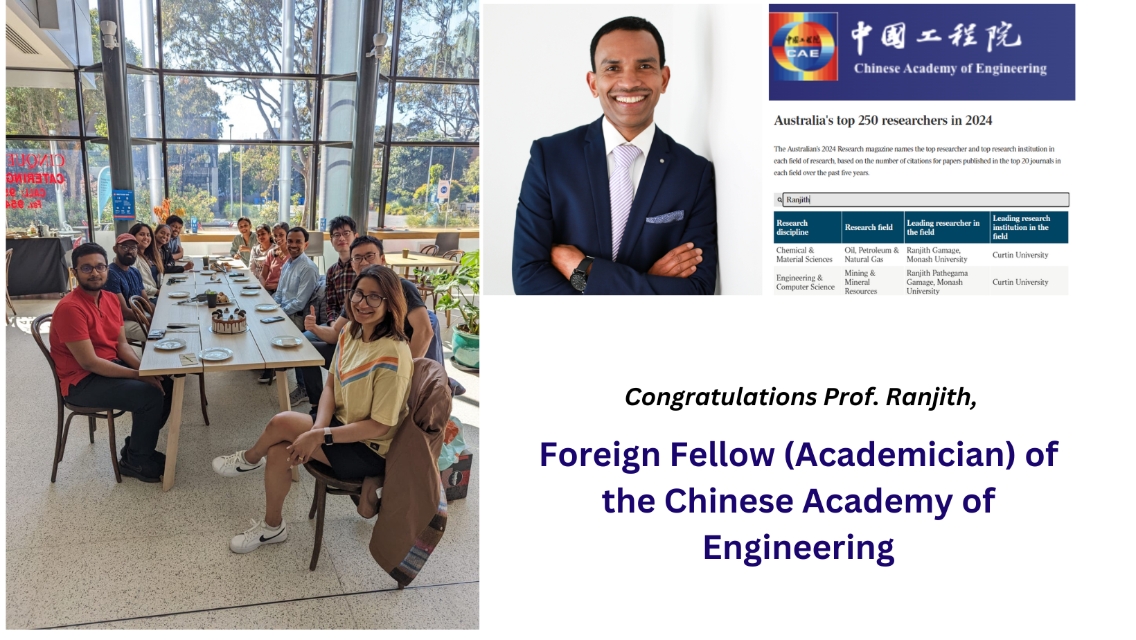 Foreign Fellow (Academician) of the Chinese Academy of Engineering